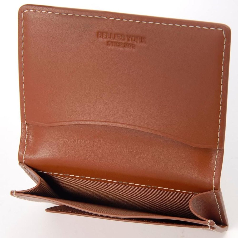 ベリーズヨーク　BELLIES YORK　カードケース　名刺入れ　BYTM1881BR　ブラウン　茶色　ベジタブルタンニン　イタリアンレザー　牛革　”エイジングを楽しむ革小物”
