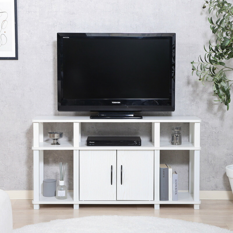 フィット ハイTVラック オーク オーク・オーク ホワイト 2色展開 テレビ台 ローボード リビング収納 テレビボード おしゃれ シンプル 新生活 家具 インテリア 不二貿易