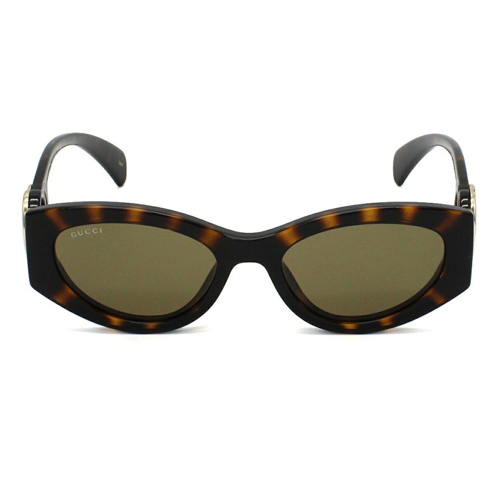 グッチ GUCCI サングラス グローバルフィット アイウェア UVカット フォックス キャットアイ GG1691S-002 メンズ レディース ユニセックス ハバナ+ブラウン 国内正規品
