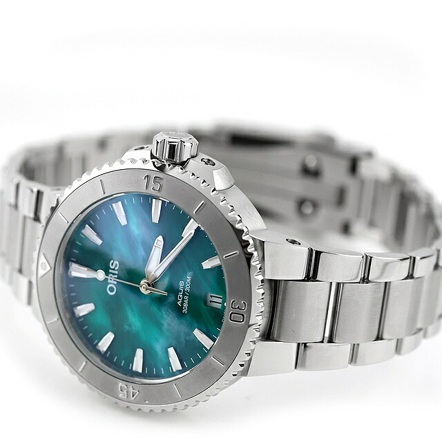 アウトレット オリス 腕時計 アクイス デイト ブレスネット 36.5mm 01 733 7770 4137-07 8 18 05P ORIS 時計 自動巻き  新品