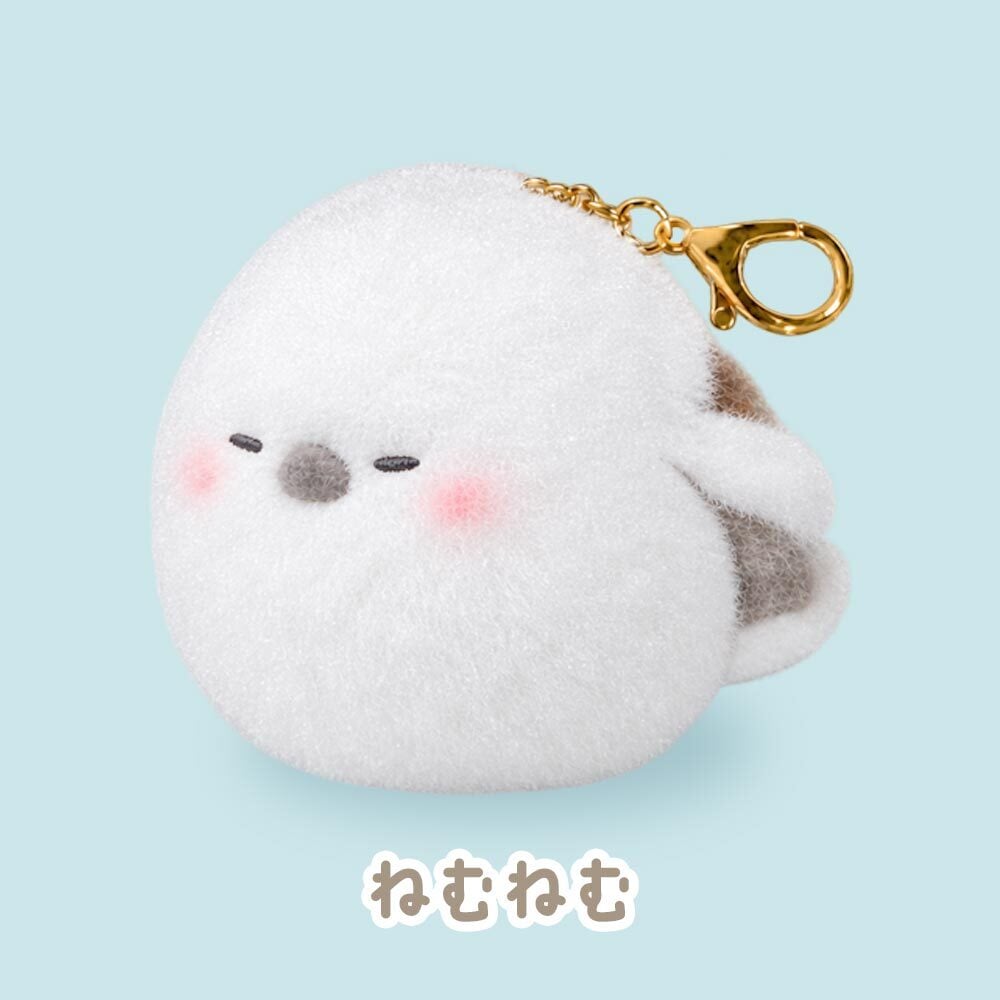 ぬいぐるみ マスコット 動物 シマエナガ 鳥 可愛い かわいい [ エール ぱたぱた！シマエナガ マスコット 〜ほわほわ〜 ]  キーホルダー おもちゃ 3歳 4歳 5歳 6歳 子供 キッズ