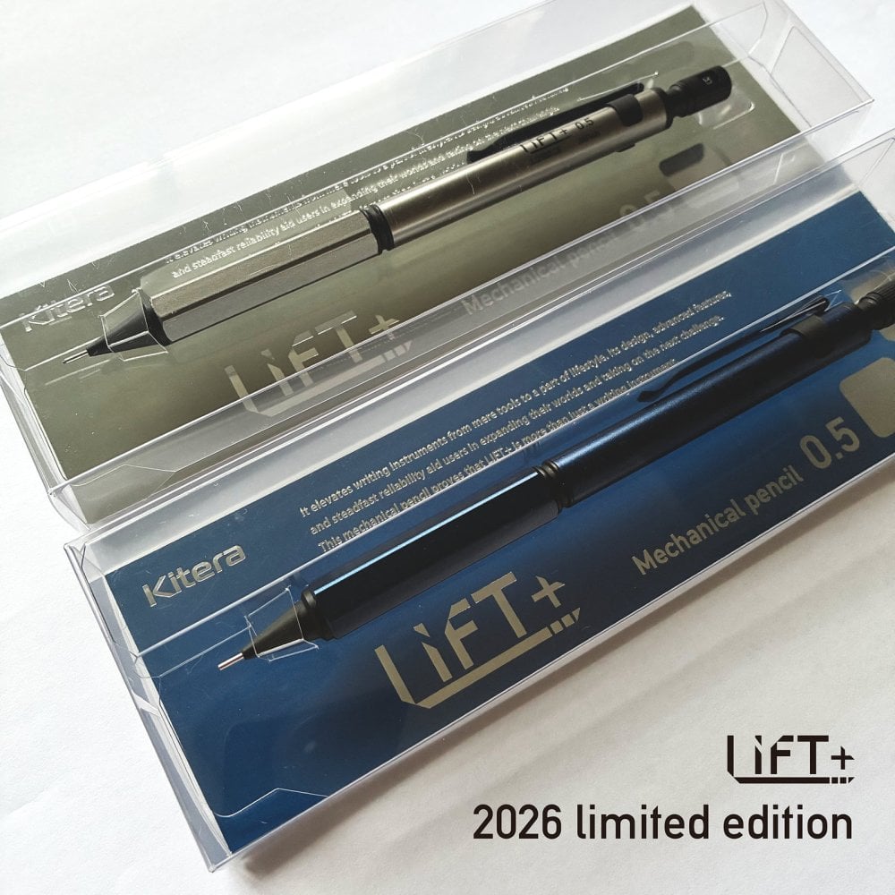 【予約受付中】LIFT+ シャープペンシル 0.5mm 2026限定カラー｜ネイビー／ガンメタル 紀寺商事 Kitera