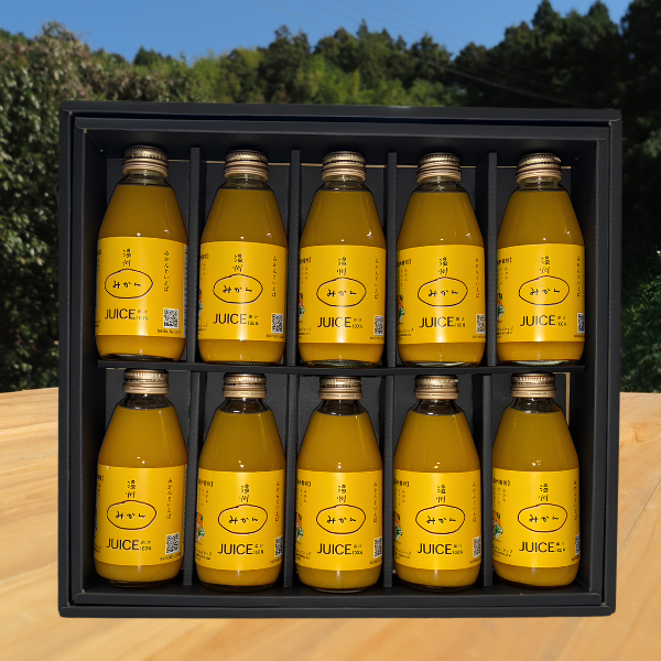 温州みかんジュース 200ml ギフト箱 愛媛県産【贅沢な果汁100％】送料無料