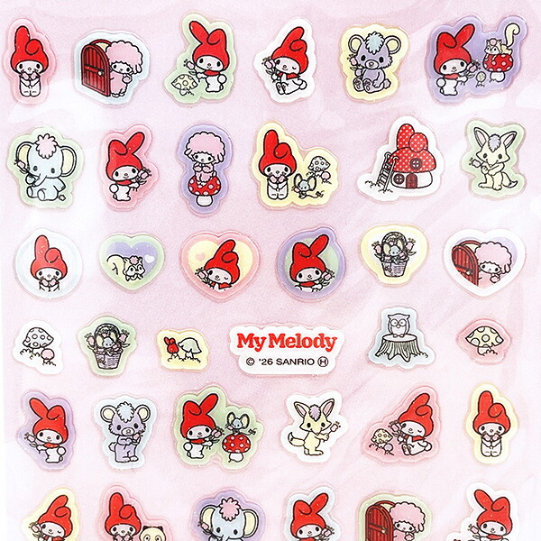 サンリオ マイメロディ ミニミニデコシール レトロ サンリオキャラクターズ5 文具 Sanrio