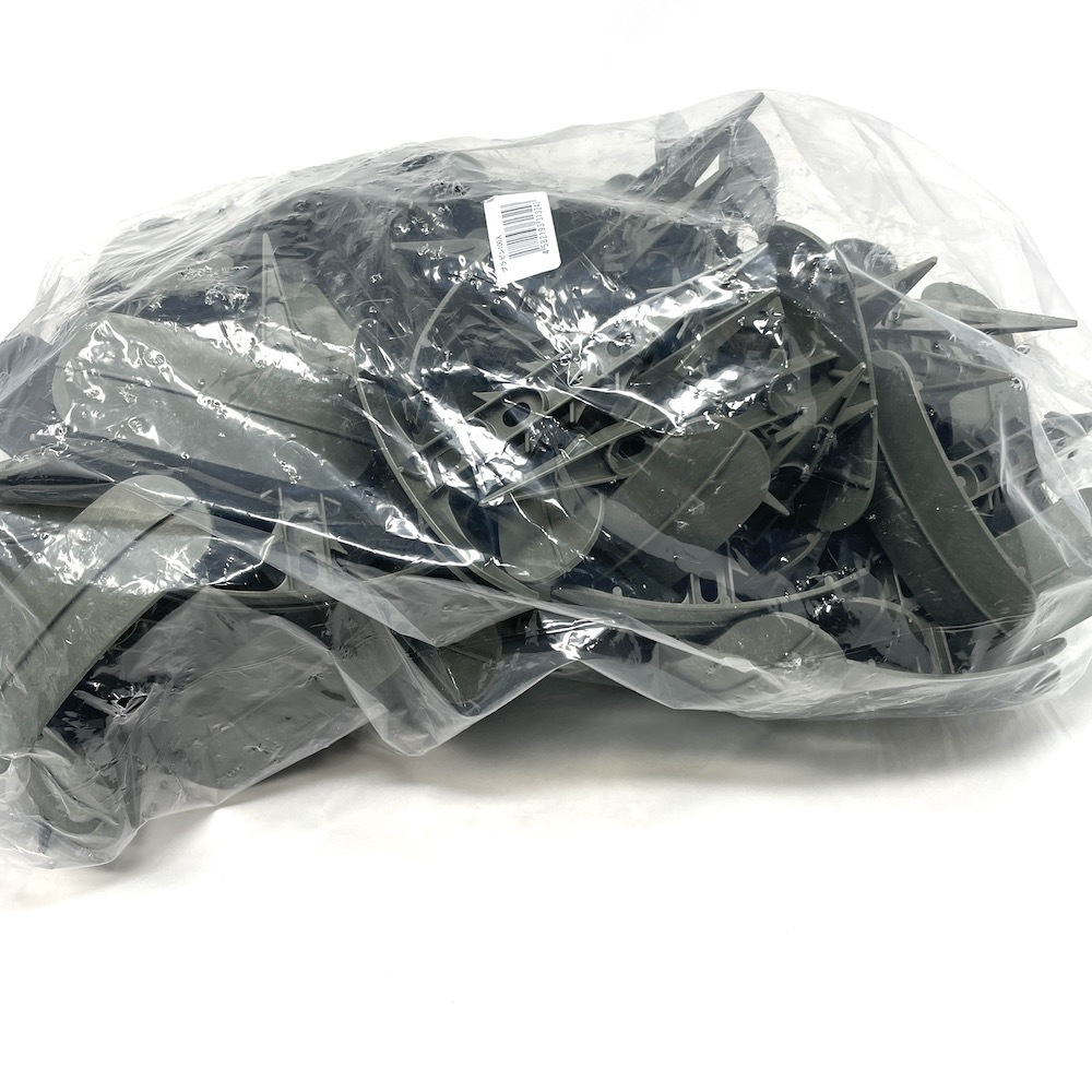 プラピン 長さ約14cm 2000本セット プラスチック マルチシート押さえ 留め具 固定具  畑 農業 家庭菜園 資材 農作業 園芸 ビニールハウス トンネルハウス 畦板波 被覆材