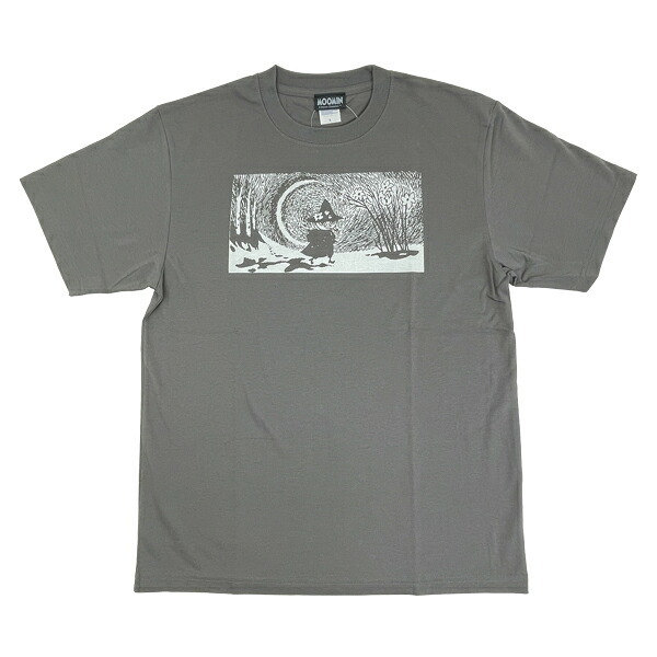 ムーミン スナフキン ドライクールタッチTシャツ グレー アパレル MOOMIN 送料込み