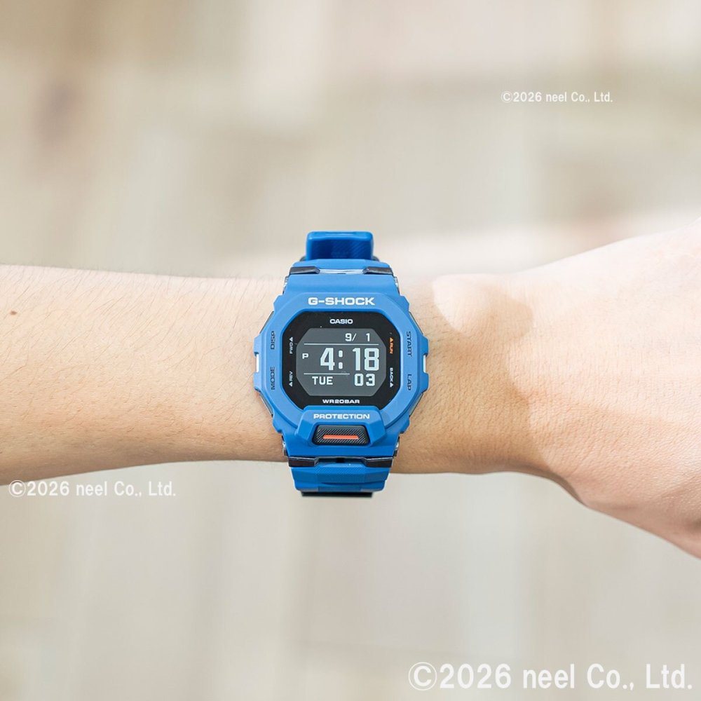 G-SHOCK Gショック G-SQUAD ジースクワッド GBD-200シリーズ GBD-200-2JF メンズ 腕時計 Bluetooth デジタル ブルー 青 CASIO カシオ
