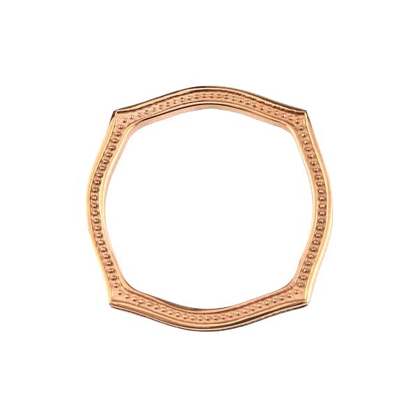 【送料無料】ペアリング 指輪 ステンレス スクエアデザイン シルバー ローズゴールド メンズ レディース アクセサリー ジュエリー