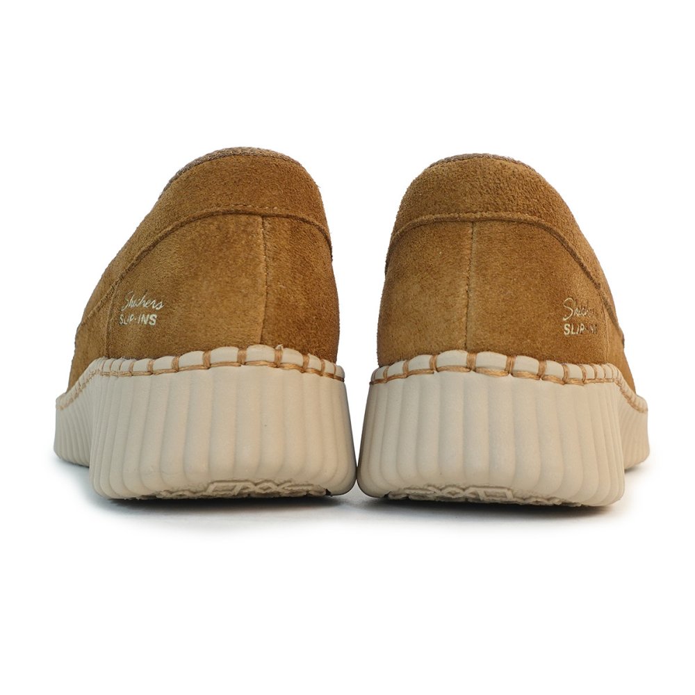 SKECHERS スケッチャーズ スニーカー レディース スリップインズ ウィルシャー 159586 CSNT チェスナット WILSHIRE BLVD-MOONLIT LOVE ハンズフリー