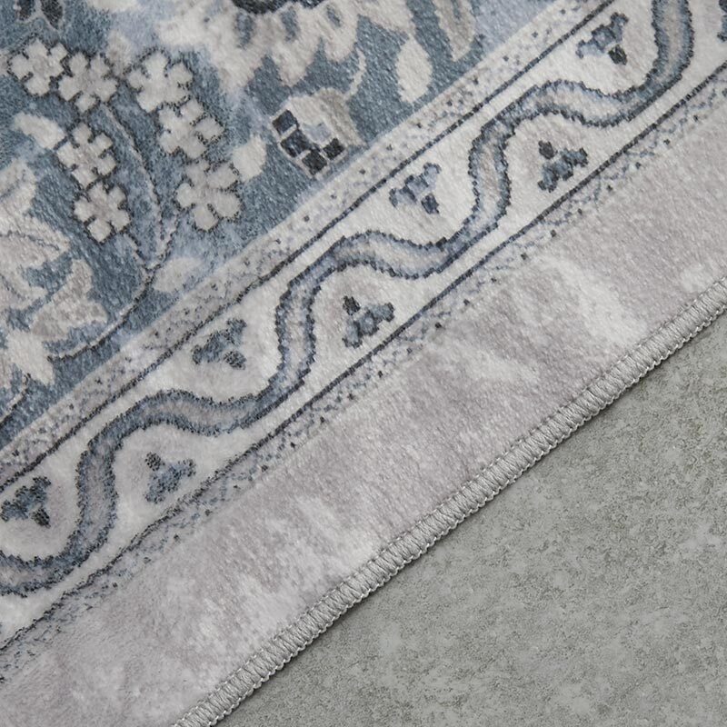 夏ラグ 夏用カーペット ラグ ラグマット ペルシャ風 洗える おしゃれ かわいい 北欧 カーペット 長方形 正方形 ペルシャ 絨毯 柄 デザイン 滑り止め付き ホットカーペット対応 オールシーズン 冬用 冬ラグ ヴィンテージ風プリントラグ1畳 2畳 3畳
