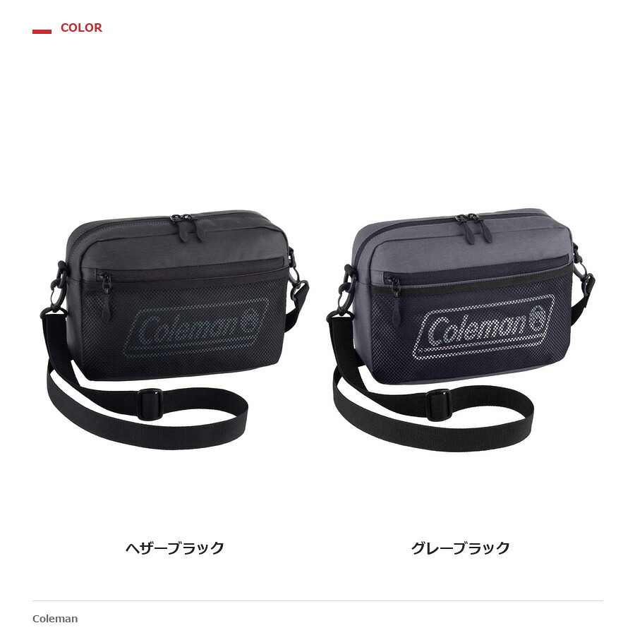 Coleman コールマン ショルダーバッグ 斜め掛け シールドショルダーポーチ  ユニセックス 男女兼用 普段使い 使いやすい コンパクト