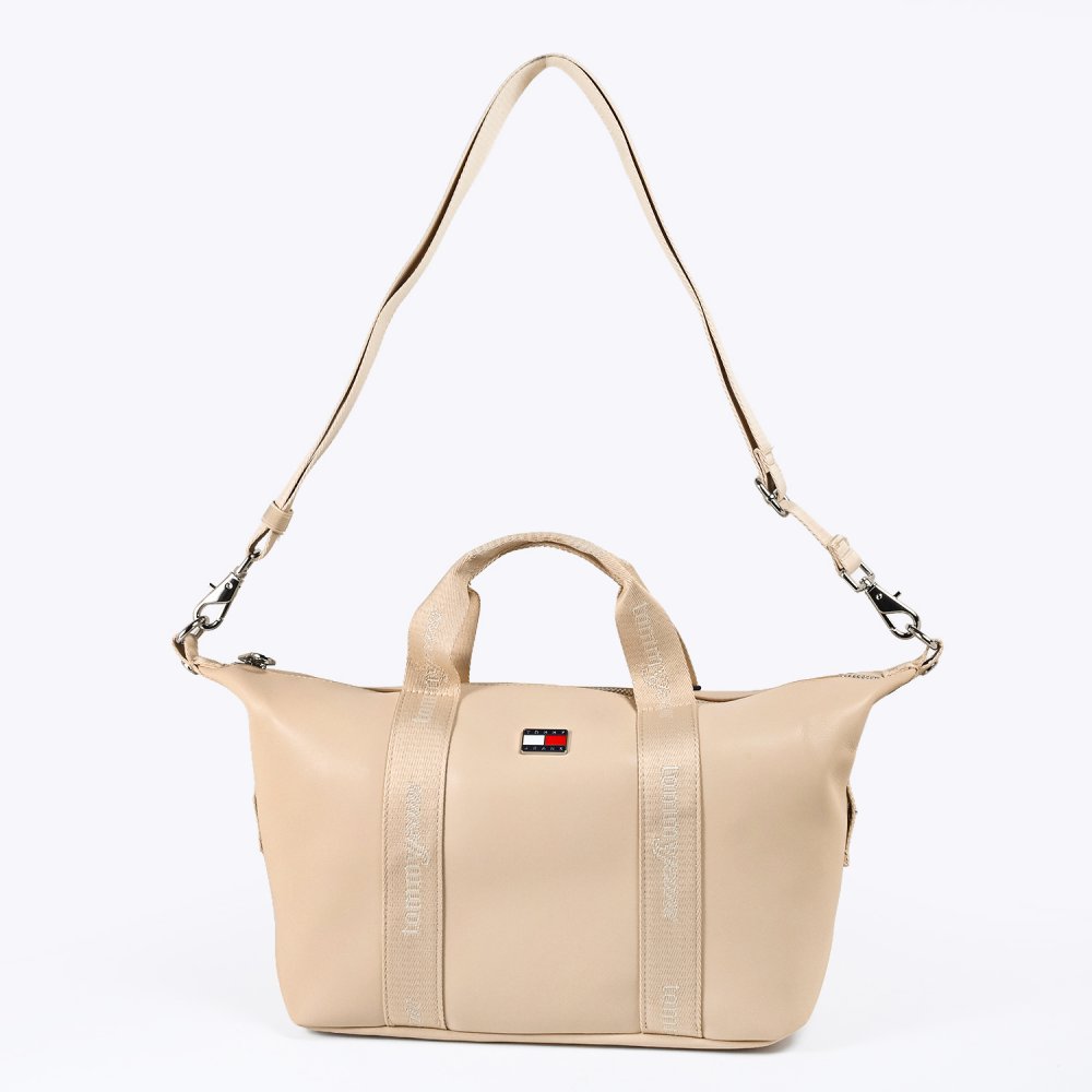 高品質ヨーロッパ輸入モデル トミーヒルフィガー TOMMY HILFIGER トートバッグ ミニトート ミニボストン レディース TOMMY JEANS DAILY ELEATED ホワイトクレイ AW0AW19044 AES WHITE CLAY 送別会 誕生日 結婚祝い 結婚式 彼氏 息子 夫 男性 名刺入れ 高級 父の日 母の日 即日発送