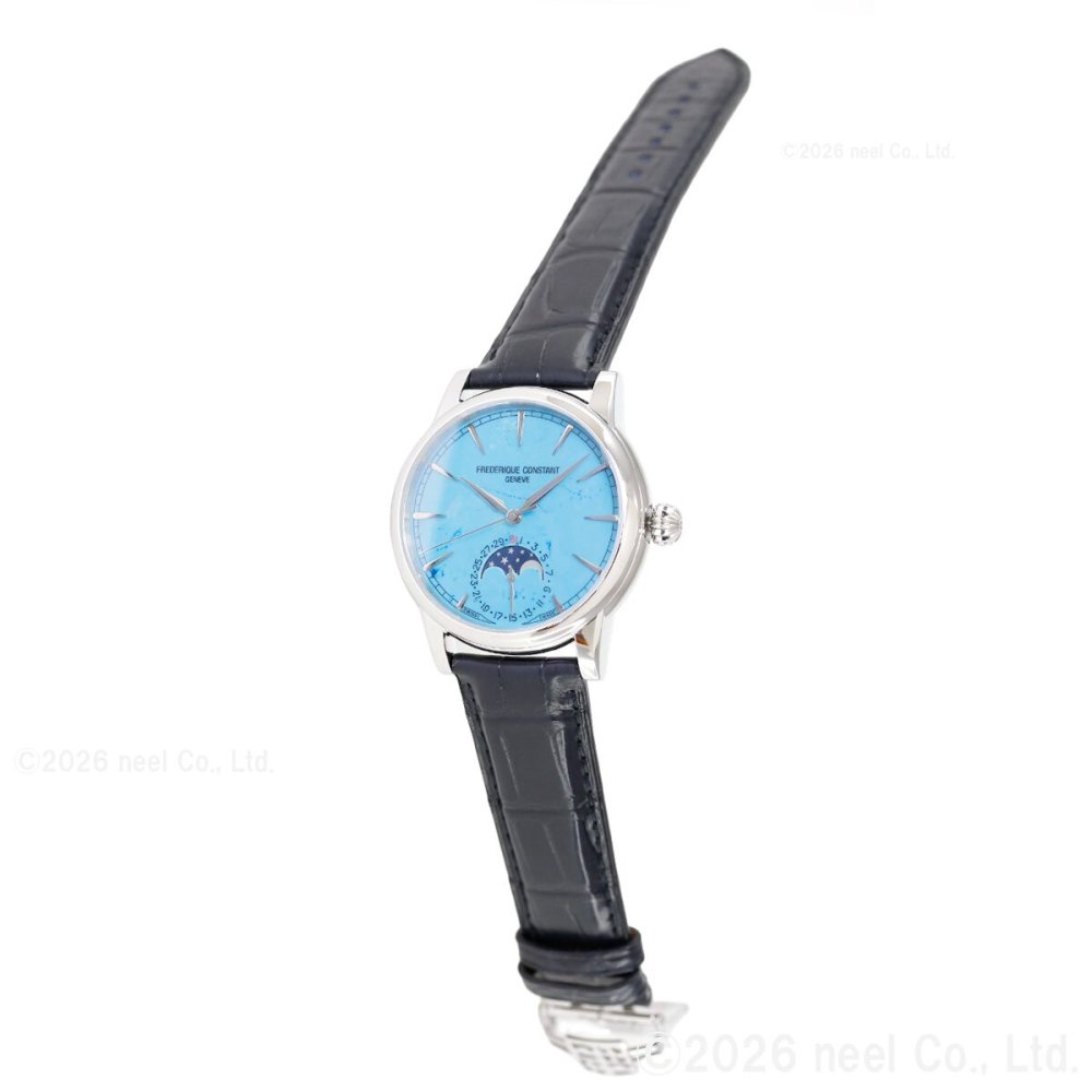 フレデリック・コンスタント FREDERIQUE CONSTANT クラシック ムーンフェイズ デイト マニュファクチュール 世界限定716本 FC-716TU3H6 腕時計 自動巻き メンズ