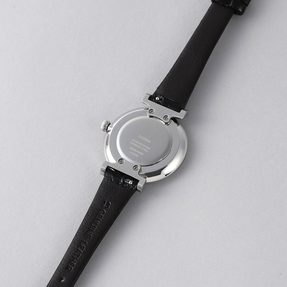 ルクレア LCREA アシエット ASSIETTE ソーラー 腕時計 レディース LC2102-SSCBK