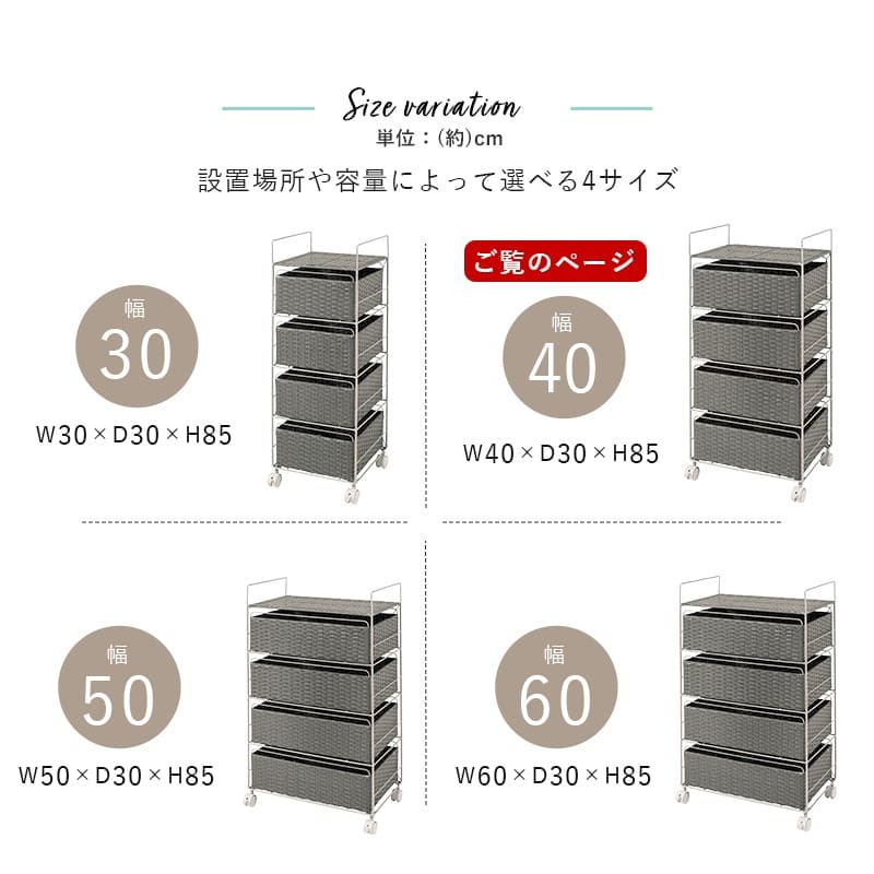 ラック ランドリー 4段 幅40cm カゴ 洗濯かご 4個つき 洗濯機 収納 おしゃれ スリム 縦型 洗濯機収納 ランドリー収納 ホワイト グレー 収納棚 洗濯物 洗面所 脱衣所 新生活