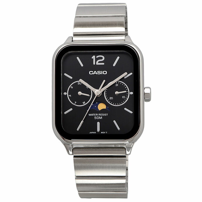 CASIO 腕時計 カシオ 時計 ウォッチ チープカシオ チプカシ ムーンフェイズ Moon phase アナログ メタルバンド メンズ MTP-M305D-1AV [並行輸入品]