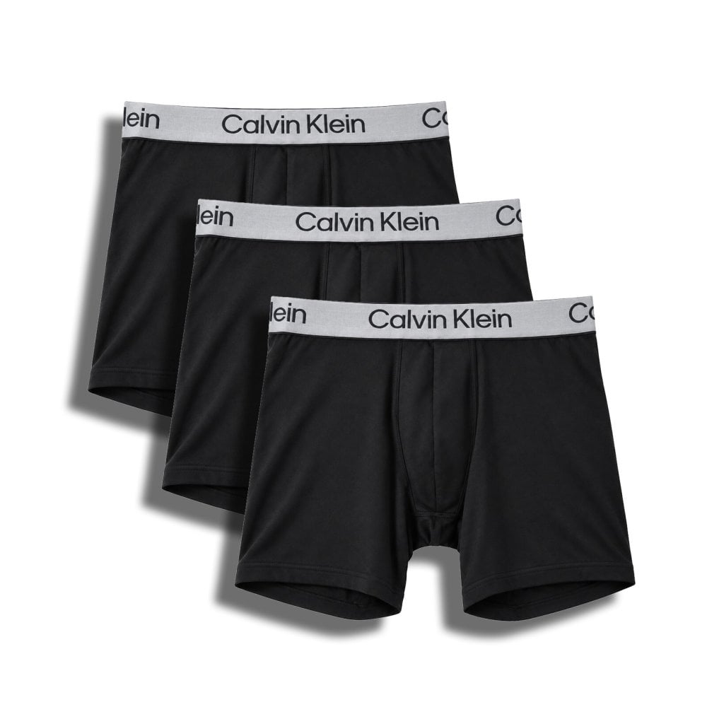 【ラッピング無料】Calvin Klein カルバンクライン ボクサーパンツ 3枚セット NB4124 UB1 ブラック メンズ ボクサーブリーフ マイクロストレッチ S M L XL 下着 アンダーウェア 父の日 誕生日 ギフト プレゼント クリスマス