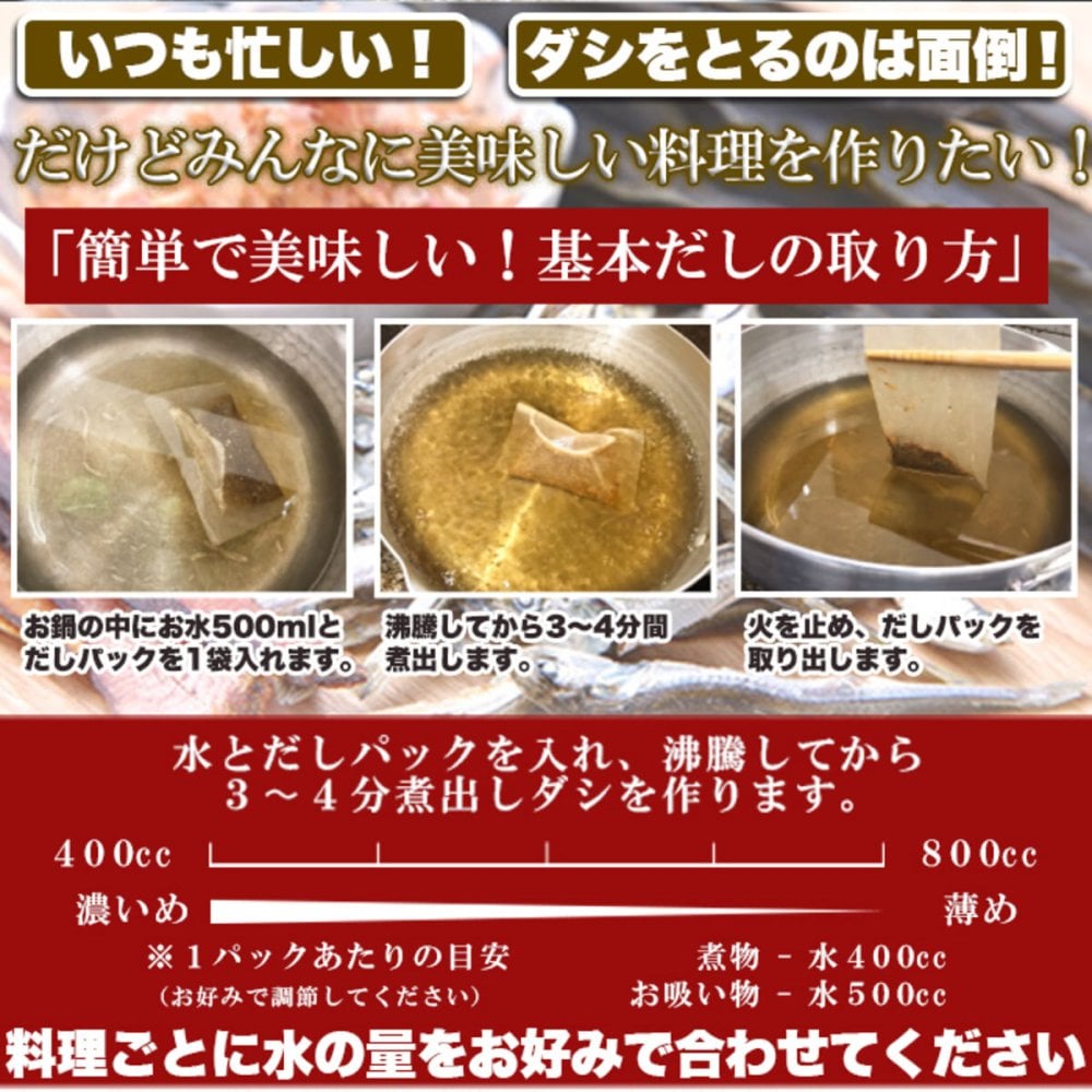 水出しOK レンジで簡単 だしパック 計30包 和風だし パック 混合だし 水出し対応 レンチン 簡単 ポスト投函便