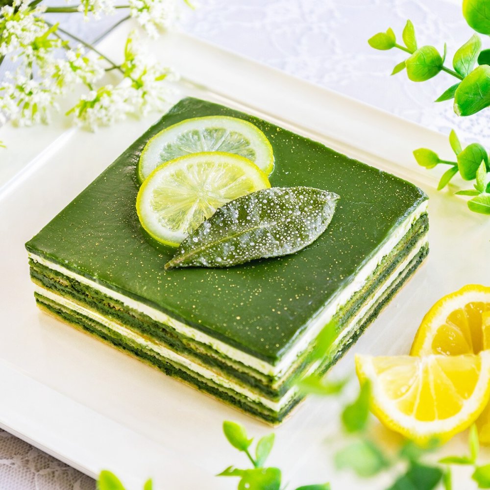 【夏季限定】京オペラ抹茶九重 檸檬  9/30まで【抹茶スイーツ】抹茶ケーキ　誕生日　敬老の日　プレゼント
