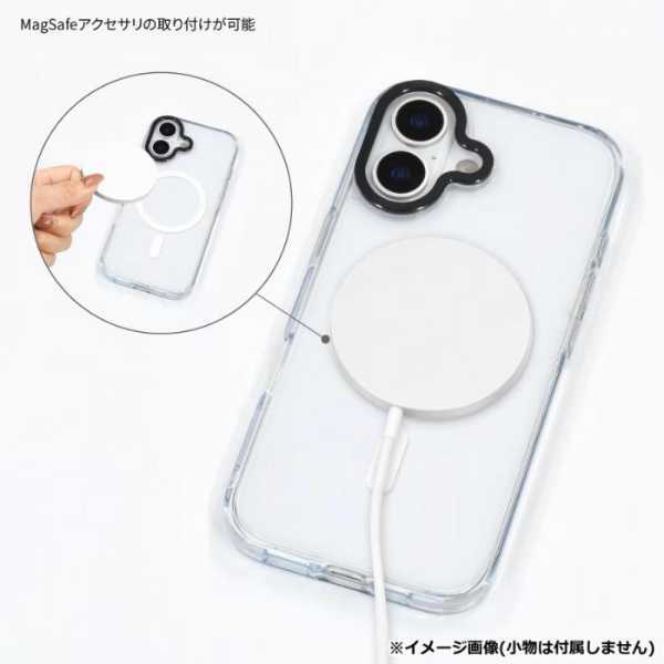 iPhone17 ケース ハローキティ MagSafe 対応 カバー サンリオ キャラクター 耐衝撃 TPU クリア インナーシート付 ストラップホール付 おしゃれ かわいい スマホケース サンリオ正規ライセンス品
