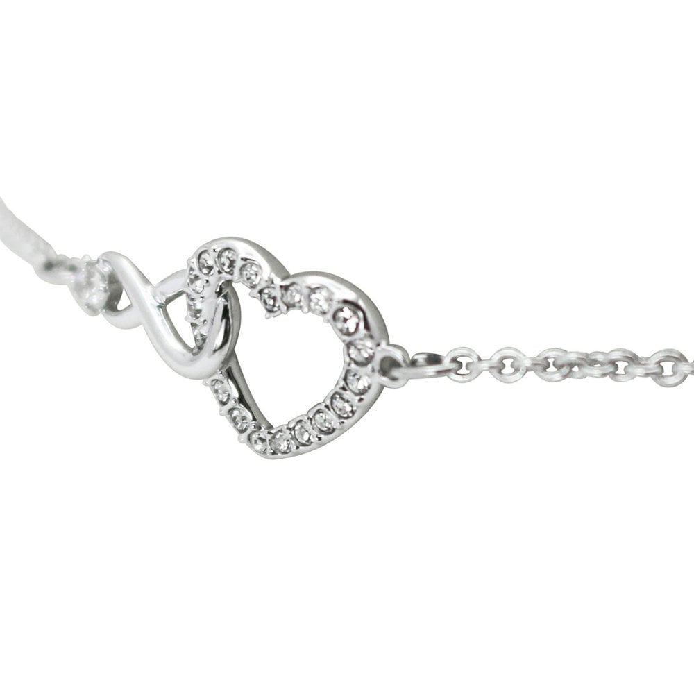 スワロフスキー SWAROVSKI Hyperbola ブレスレット 5524421  ホワイト レディース  インフィニティー ハート ジルコニア アクセサリー ジュエリー プレゼント【海外正規品】送料無料