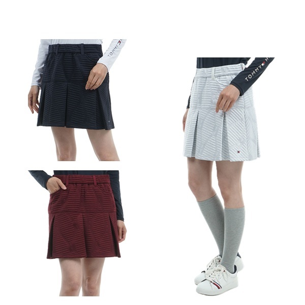 トミーヒルフィガー ゴルフ レディース スケルトンフラッグ キルトジャガード フレアスカート TOMMY HILFIGER THLA483 秋冬モデル お誕生日祝い お祝い 記念品 30代 40代 50代 60代 母の日 お母さん 還暦祝い 敬老の日 彼女 人気プレゼント プレゼント