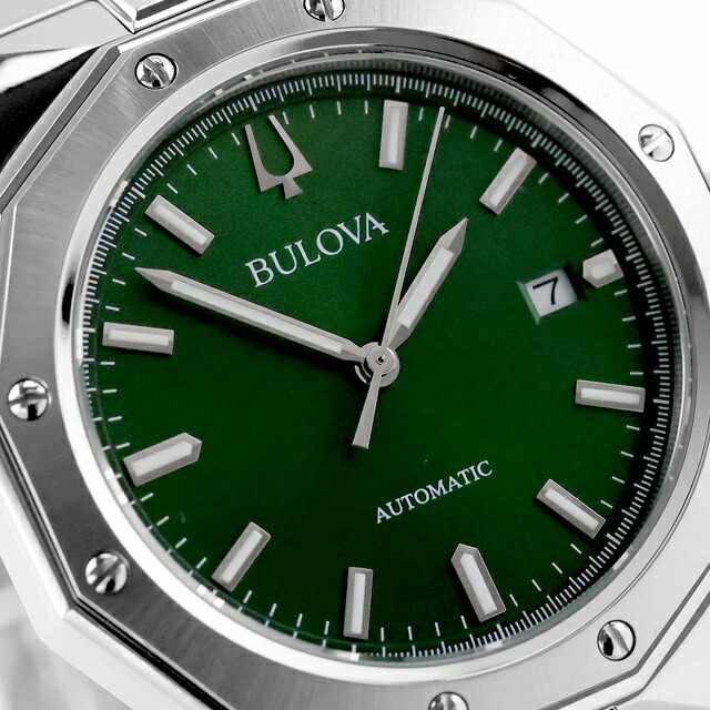 アウトレット ブローバ クラシック 自動巻き 腕時計 ブランド メンズ BULOVA 96B464 アナログ グリーン