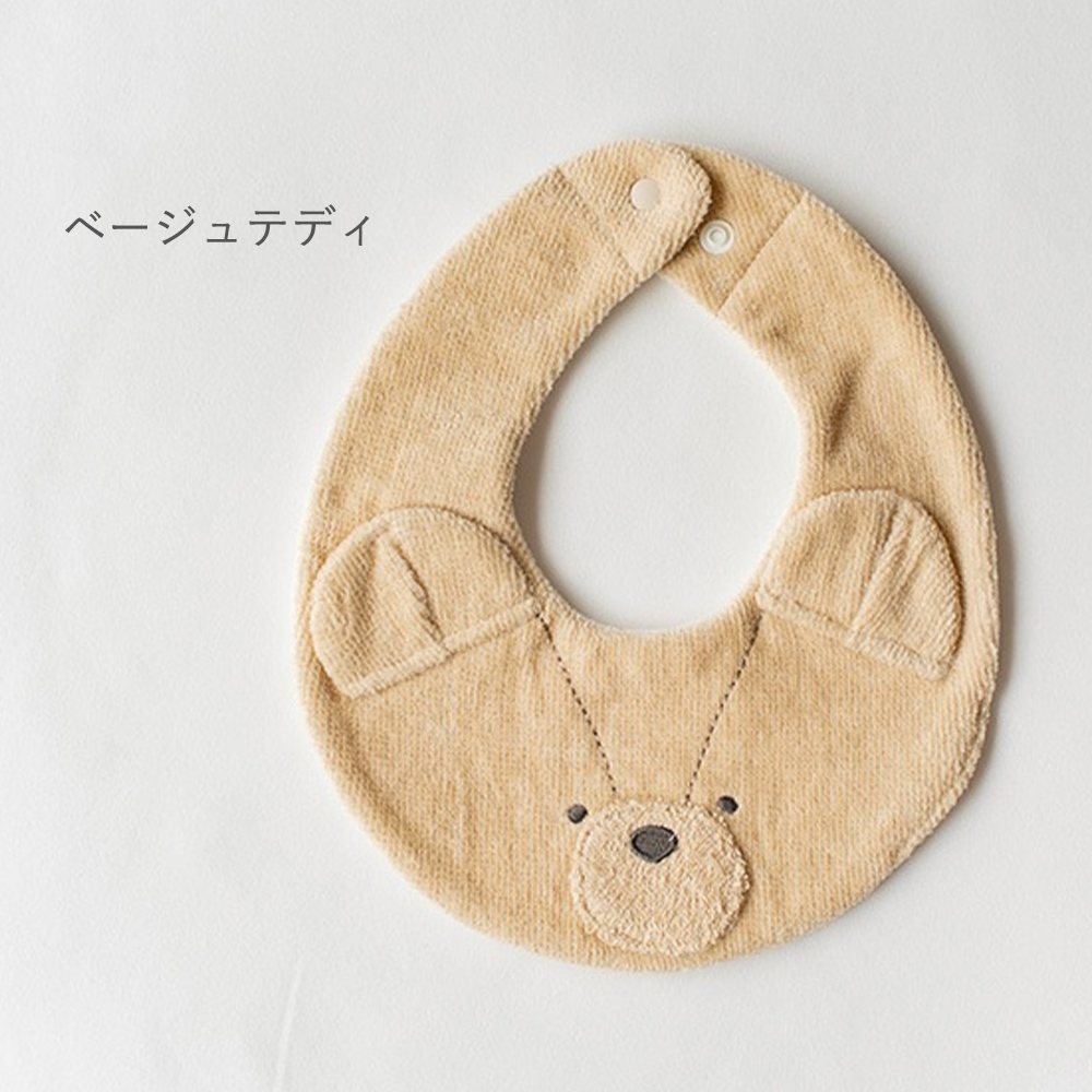 mocmof(モクモフ) ぬいぐるみスタイ | 出産祝い ベビー 赤ちゃん 男の子 女の子 おしゃれ かわいい ナチュラル 大人可愛い シンプル ギフト プレゼント 出産祝い お祝い 誕生日プレゼント バースデー 誕生日 モクモフ くま クマ タオル よだれかけ ビブ ウサギ クマ