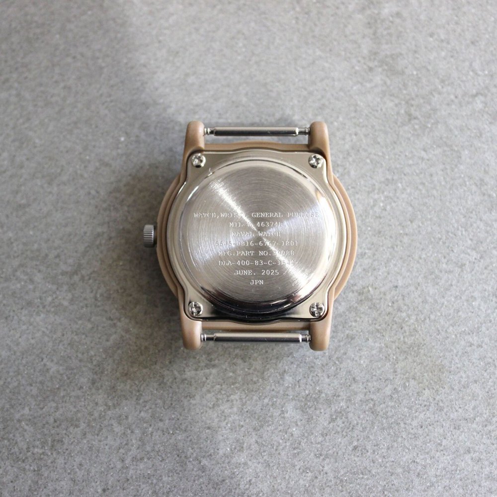 ナバルウォッチ NAVAL WATCH 腕時計 メンズ レディース ミリタリー Camper TYPE ベージュ Mil.-08ca-BG【2026 新作】