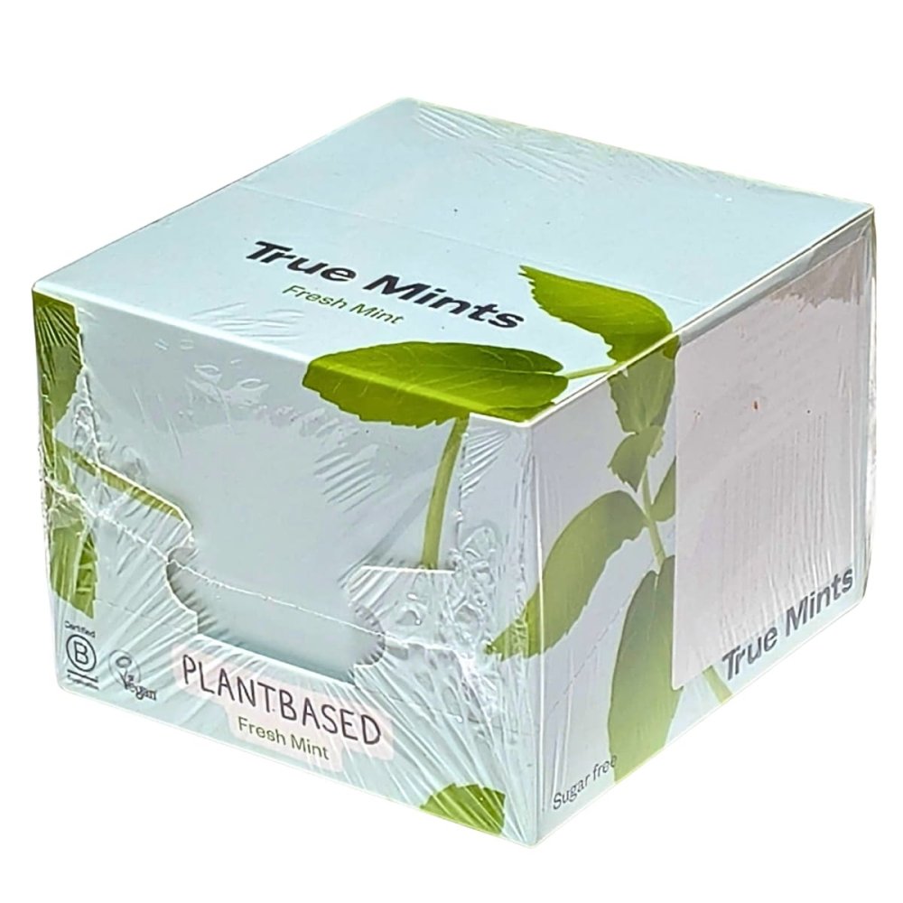 True Mints Fresh Mint　18パック（13g×18）234g　キシリトール配合　ミントタブレット　オランダ産　清涼菓子　砂糖不使用　個包装　#63051　True Gum