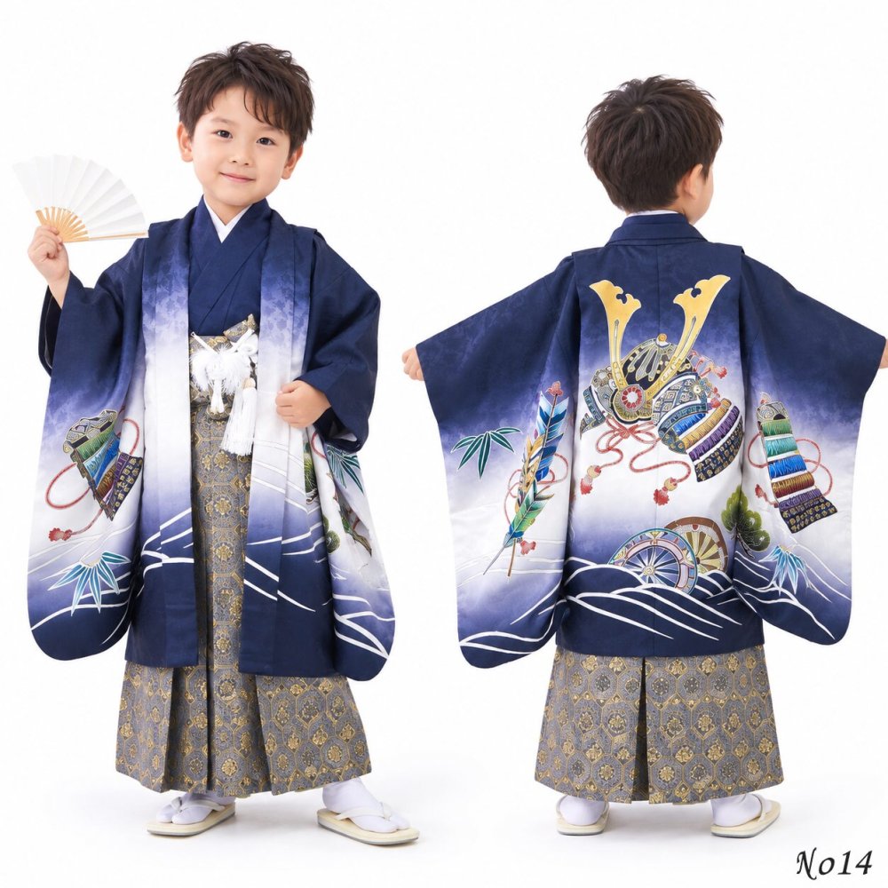七五三 着物 男の子 5歳 袴 PO-120 購入 販売 鷹兜松 鷹 兜 男児 753 羽織袴 羽織 袴セット 男の子袴 セット 和装 レトロ 龍 子供 五歳 5才 お正月 ボーイズ