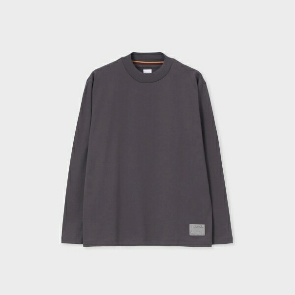 【無料ラッピング】 ポールスミス Paul Smith Tシャツ ロンT Cropped Logo モックネック 長袖 綿100% 正規品 新品 ギフト プレゼント 人気 おすすめ 誕生日 記念日 クリスマス  送料無料 psm522839