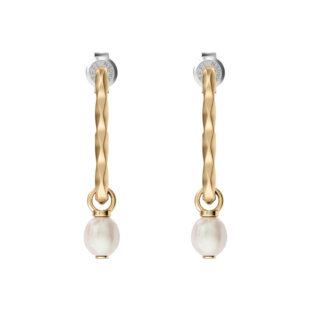 スカーゲン SKAGEN Agnethe Pearl アクセサリー ピアス ゴールドトーン レディース SKJ5025710