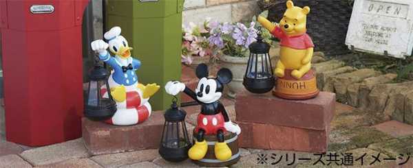ソーラーライト ドナルド ディズニー ガーデンライト 屋外 防水 おしゃれ 玄関 庭 太陽光 自動点灯 センサーライト キャラクター エクステリア 雑貨 プレゼント ギフト セトクラフト