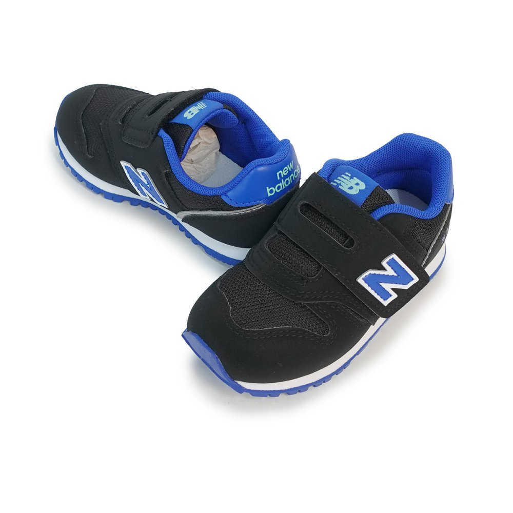 ニューバランス new balance 373 スニーカー 子供靴 ベビー シューズ 運動靴 靴 出産祝い 男の子 NB I373 9Y3 W ブラック/ブルー 運動会 通園 遠足