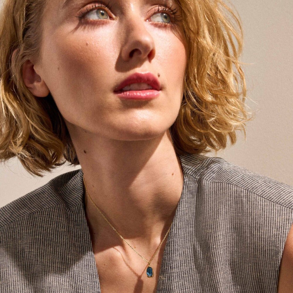 スカーゲン SKAGEN Sofie Sea Glass アクセサリー ネックレス ペンダント ゴールドトーン レディース SKJ1884710