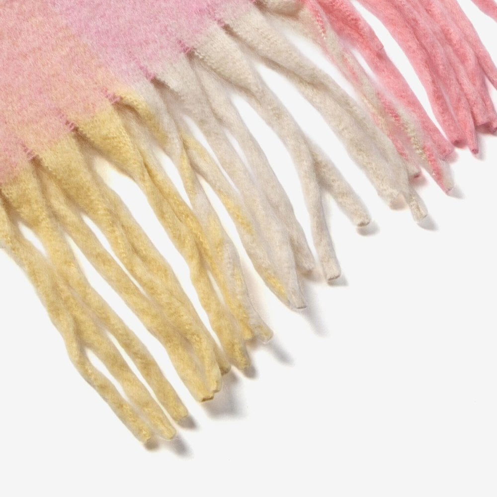【正規品】 バーブ トゥ ドゥ VERB TO DO SCARF マフラー C-SCARF スカーフ レディース チェック 大判 フリンジ ファッション小物