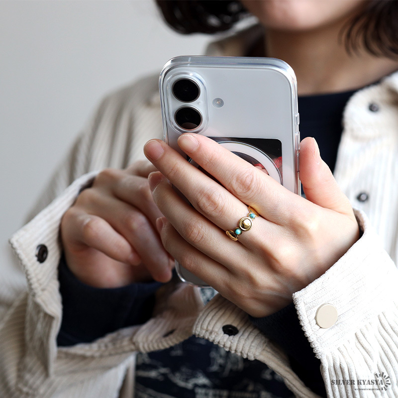ステンレス ボヘミアンリング 3タイプ ターコイズ 18KGP ゴールド gold エスニック オープンリング フリーサイズ レディース 女性 指輪 金属アレルギー対応