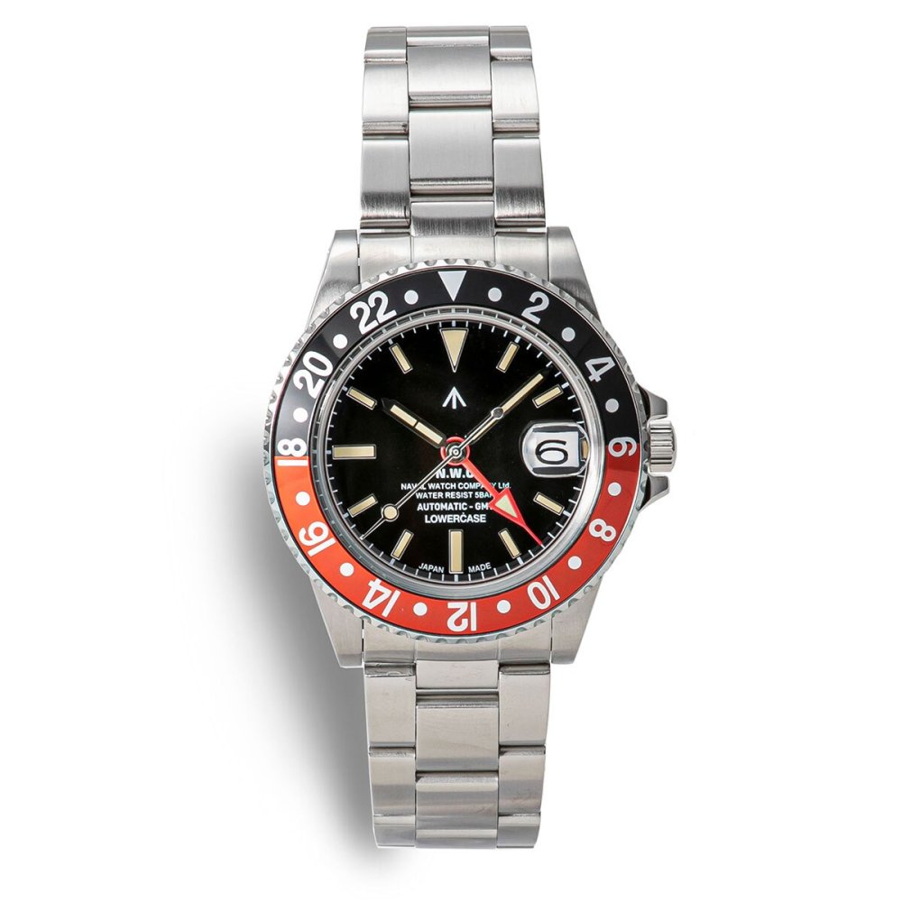ナバルウォッチ NAVAL WATCH Produced By LOWERCASE ローワーケース FRXD004 腕時計 メンズ 自動巻き GMT
