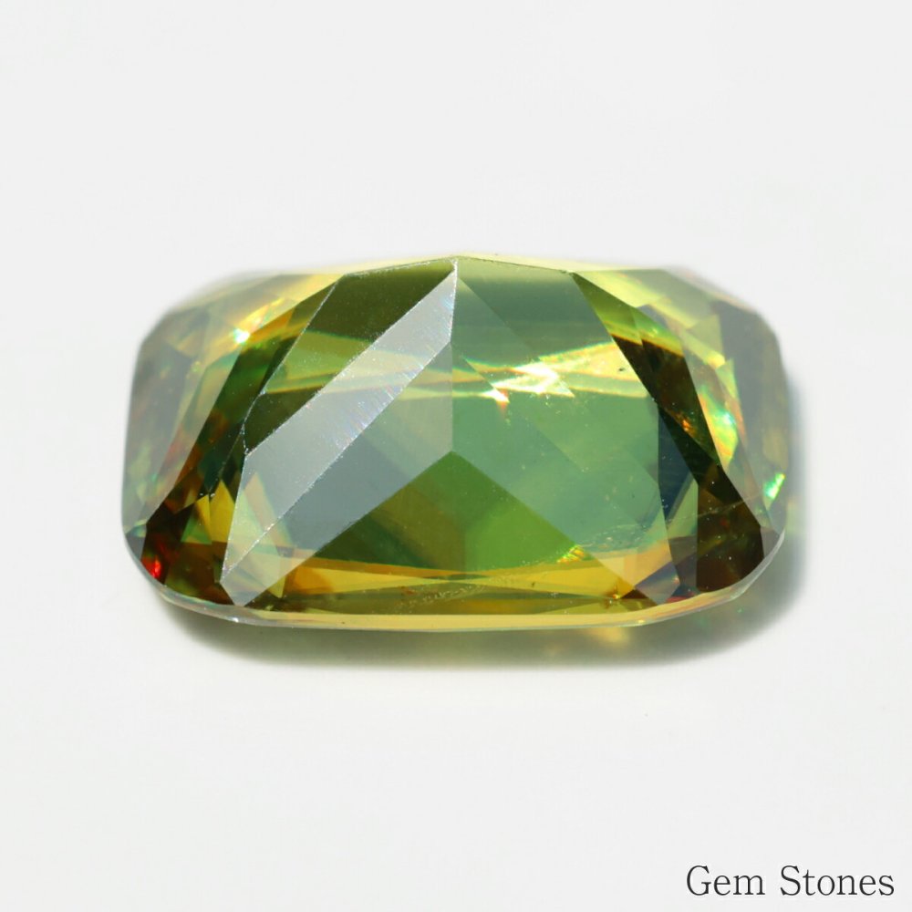 希少 スフェーン 6.374ct 高品質 アップルグリーン  ルース 宝石 裸石 大粒 イエロー グリーン ジュエリー オリジナル 制作 コレクション 記念 お守り 誕生日 プレゼント