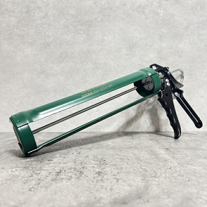 GFボンドガン 1.2kg用 1本 リアリーターフ ザバーン プランテックス 専用接着剤 GFボンド用 手動コーキングガン グリーンフィールド 人工芝 防草シート 接着剤 粘着剤 施工 DIY 屋外 ガーデニング 雑草対策 補修 ボンド本体別売