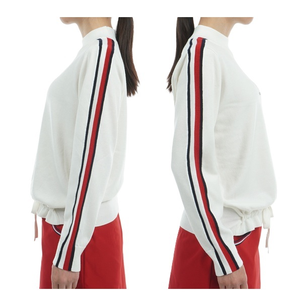 トミーヒルフィガー ゴルフ レディース トリコライン ハイネックセーター TOMMY HILFIGER GOLF THLA471 秋冬モデル お誕生日祝い お祝い 記念品 30代 40代 50代 60代 母の日 お母さん 還暦祝い 敬老の日 彼女 人気プレゼント プレゼント