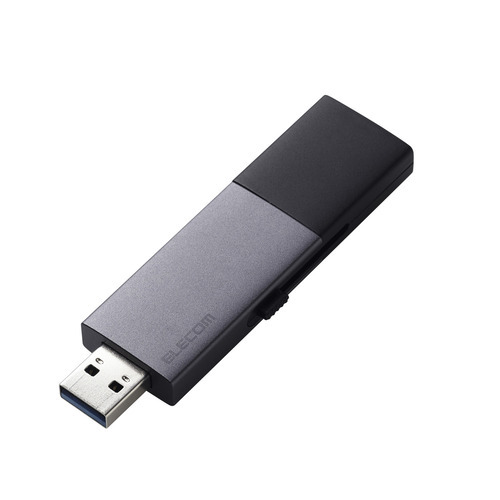 エレコム ESD-EWC1000GBK USB Type-C USB-A対応 外付けポータブルSSD 1TB  ブラック