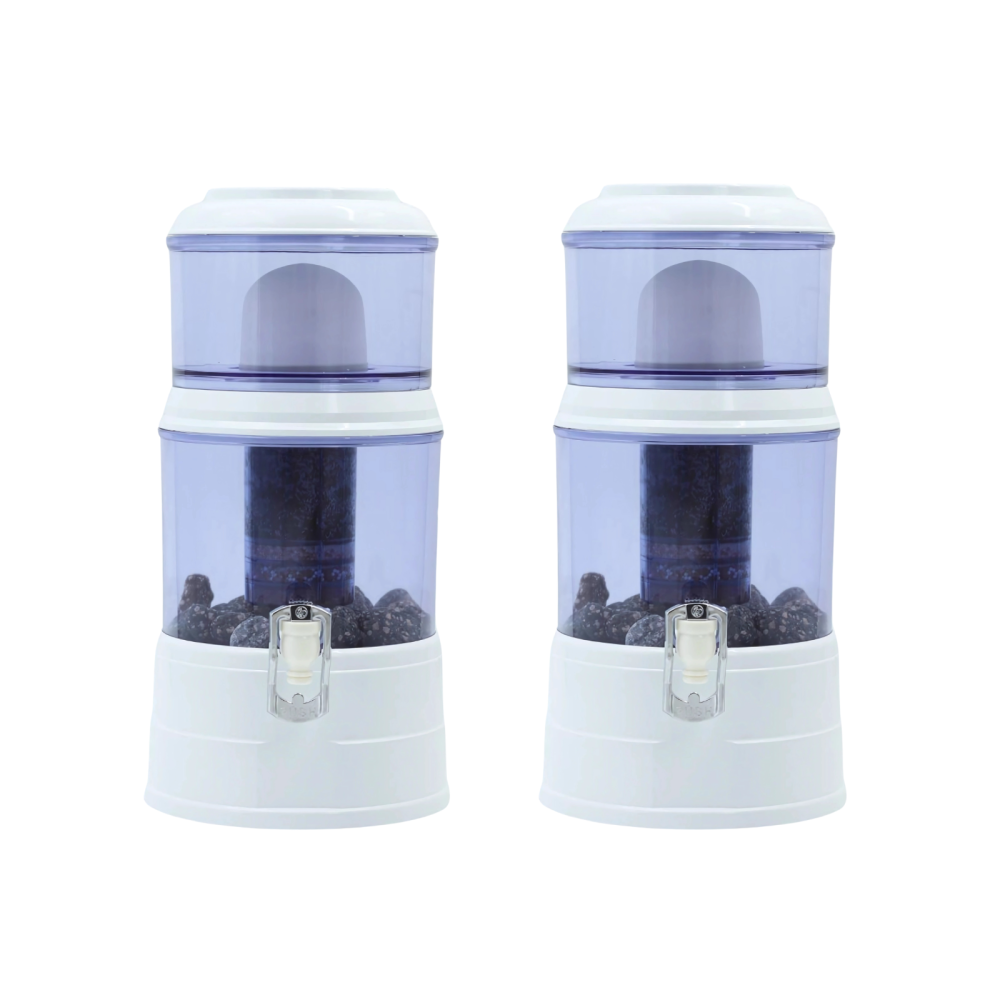 【能登半島地震で活躍実績あり！】アクアシステム 浄水器 本体 2台セット 防災グッズ Navy Fields AQUA SYSTEM 置き型浄水器 電源不要 ろ過器 PFAS除去 災害グッズ 川の水が飲める 井戸水 ろ過装置 アウトドア 家庭用浄水器 災害用水 浄水器サーバー 井戸水対応 水濾過器【送料無料】