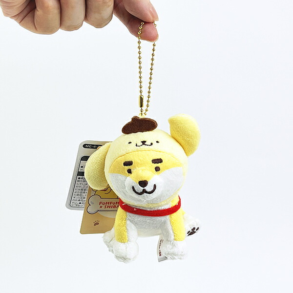 サンリオ ポムポムプリン × しばんばん マスコットキーホルダー (しばんばん) Sanrio