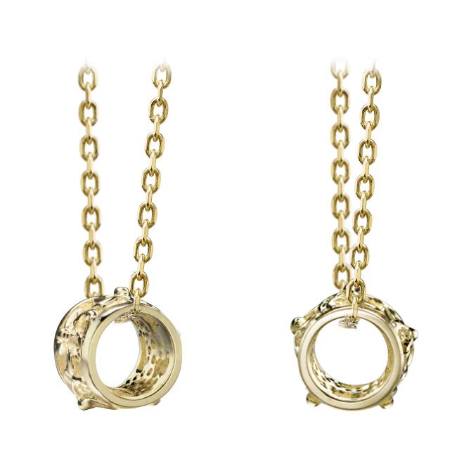 ゴールド ネックレス ハワイアンジュエリー ネックレス バレル 樽 ハイビスカス 透かし模様 14K K14イエローゴールド 14k k14カットあずきチェーン太1.4mm ギフトラッピング可能 彼女 妻 女性 レディース プレゼント ハロウィン 【品番：CG-GP106-CH1020】