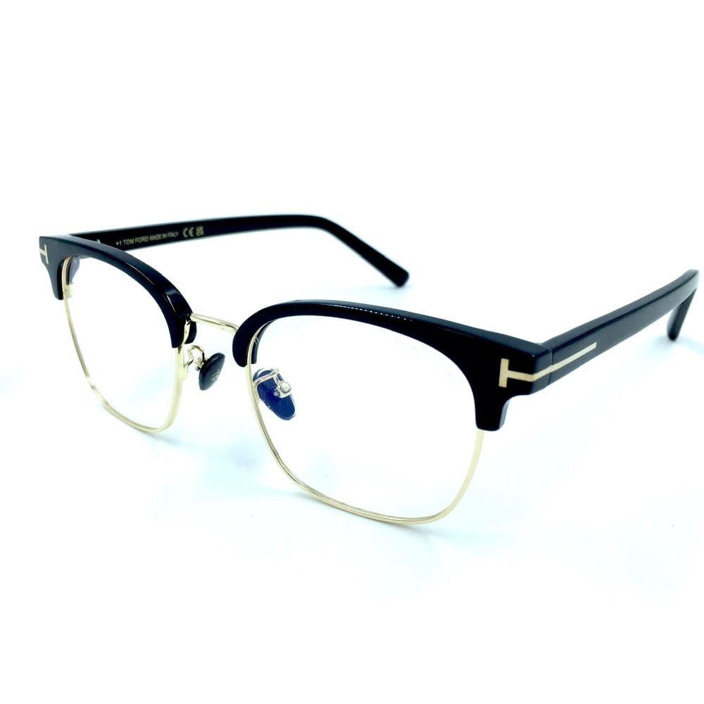 TOM FORD トムフォード メガネフレームTF6001-K-B アジアンフィットモデル Black/Gold｜男性向けギフト 彼氏へのプレゼント 父の日 誕生日 上司や同僚への贈り物 記念日や就職祝いに最適｜高級ブランドアイウェア 新品未使用 ラッピング対応 送料無料 専用ケース付