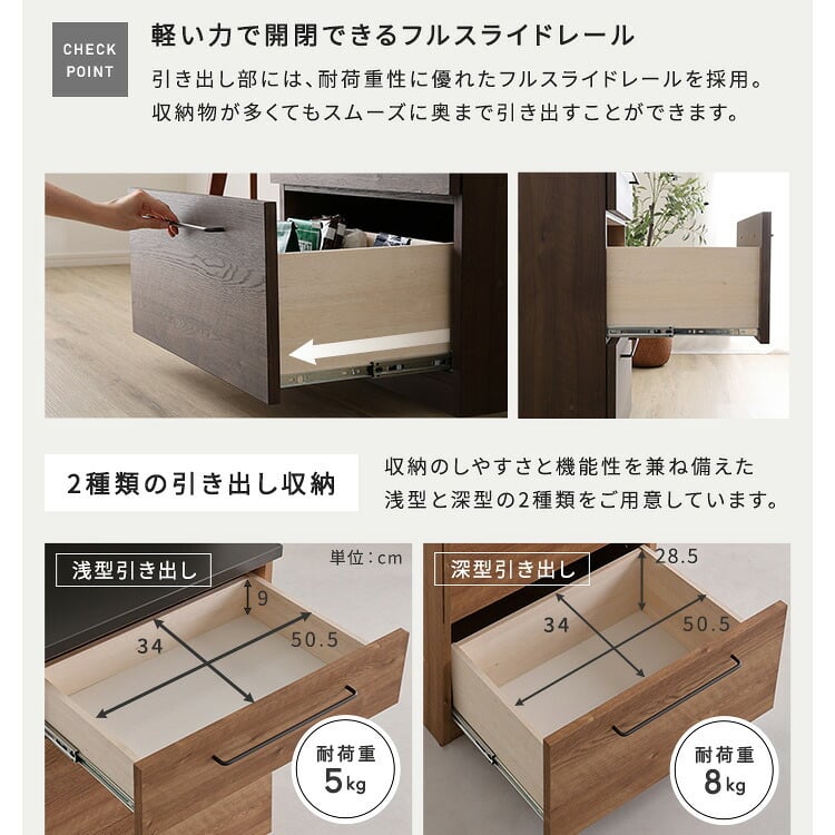 キッチンカウンター ゴミ箱収納 日本製 特殊鋼板を使った 【Lugo-ルゴ-】ゴミ箱上カウンター 60cm：