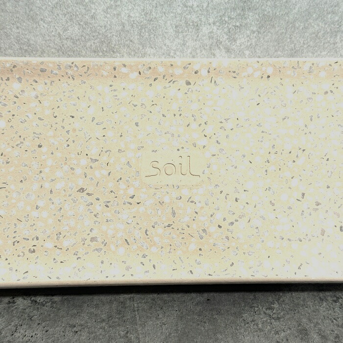 soil ディスペンサートレイ 水切り 珪藻土 自然素材 高い吸水性 おしゃれ 風呂場 キッチン 洗面台などの水まわりに ぬめり カビ対策 日本製