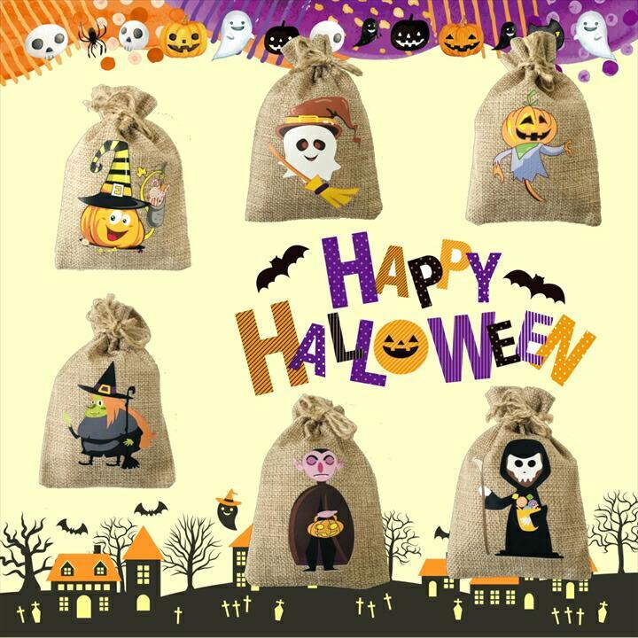 【6袋 巾着】【ハロウィン】【プチギフト お菓子 詰め合わせ】2026年 セット 大量 個包装 子ども 小分 パーティー イベント 子供会 景品 プレゼント 販促品 すぐに渡せる 送料無料 男の子 女の子 キッズ スナック 贈り物 ばらまき キャンディ セット